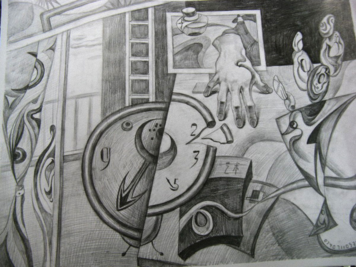 Student artwork from Creative Foundations